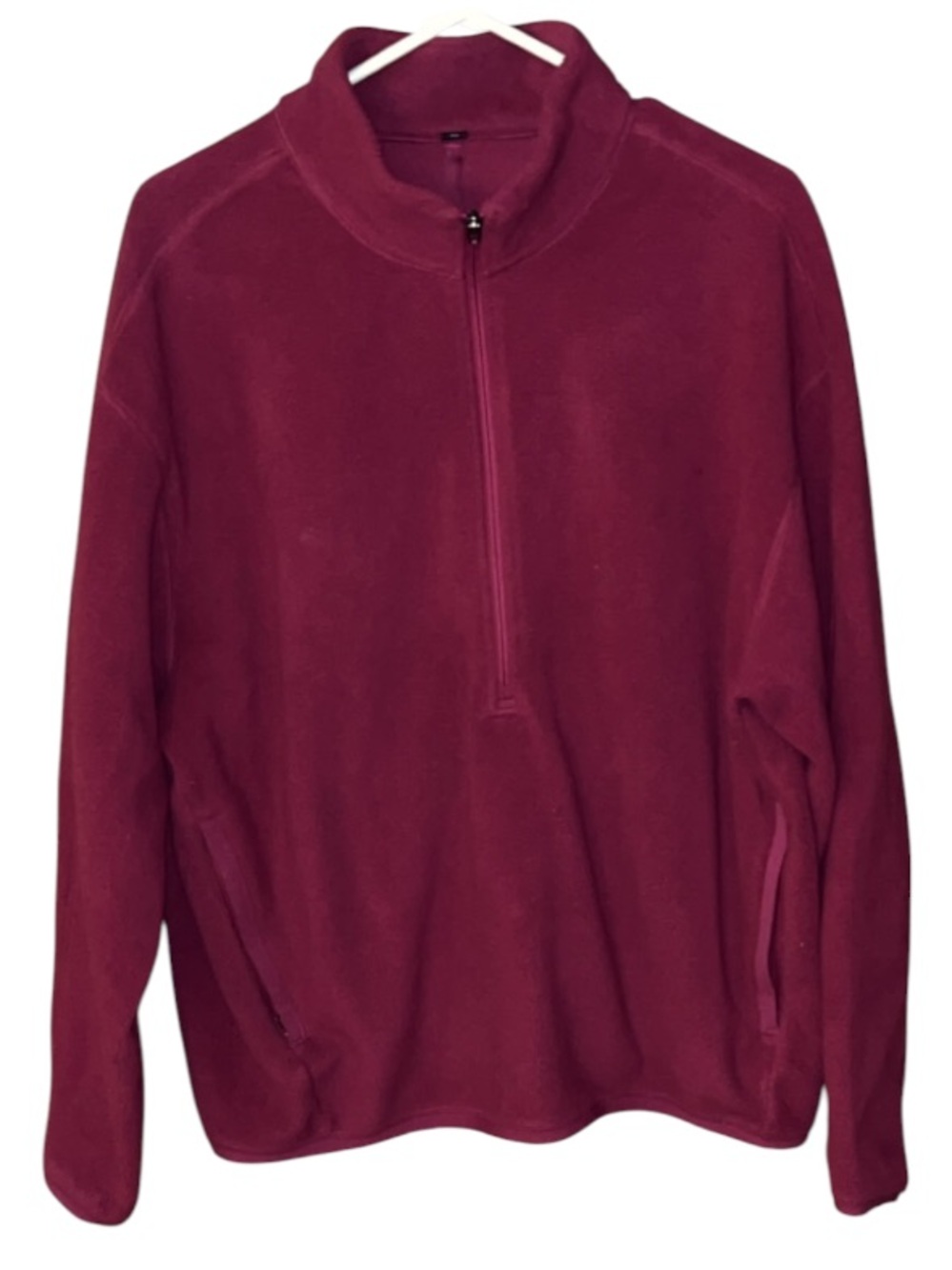 Lululemon Oversized-Fit Fleece Half Zip, Pomegranate size Medium - Picture 4 of 7